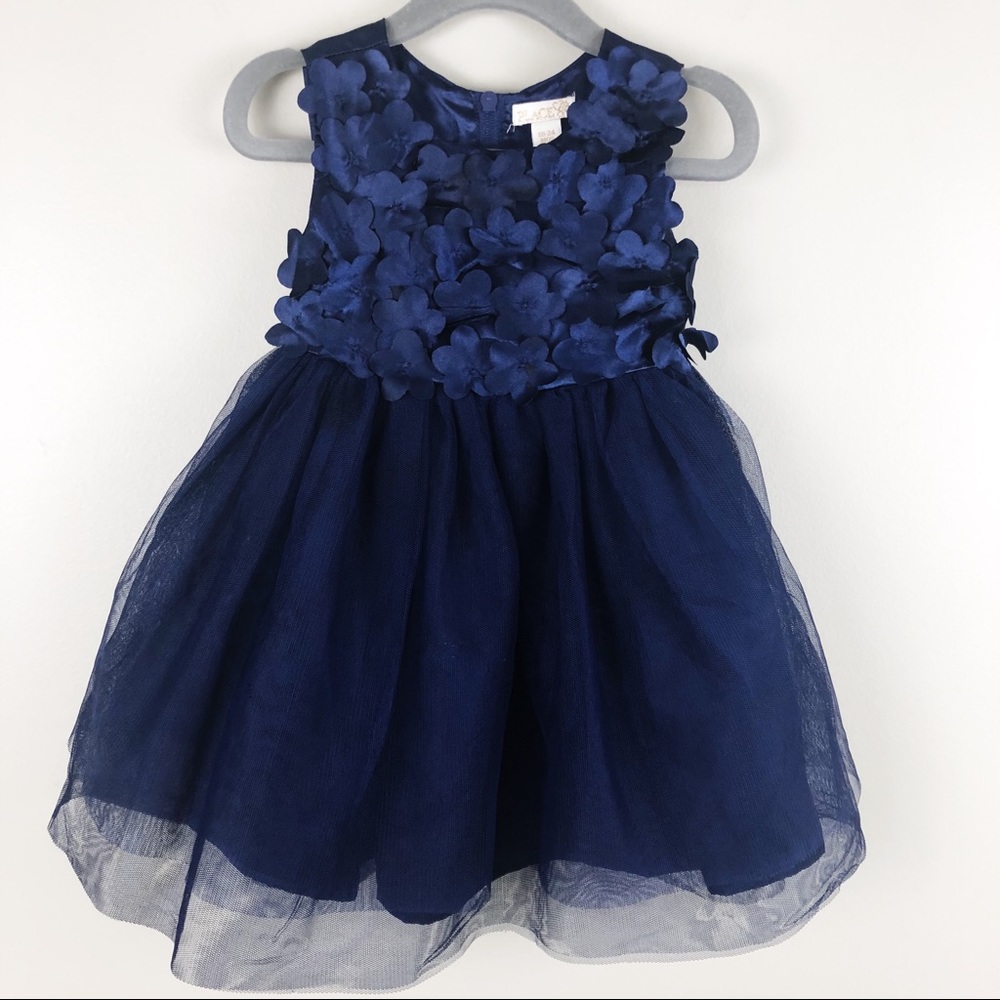 Children's Place Navy Formal Dress Girl 18-24